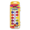 Washable Watercolors, 16 Assorted Colors, Palette Tray - CZA1065236