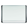 Lacquered Steel Magnetic Dry Erase Board, 48 X 96, Silver/black