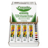 Watercolors, 8 Assorted Colors, Palette Tray, 36/carton
