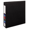 Heavy-duty Non-view Binder With Durahinge And One Touch Ezd Rings, 3 Rings, 2" Capacity, 11 X 8.5, Black - AVE79992