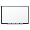 Classic Series Total Erase Dry Erase Board, 72 X 48, White Surface, Black Frame