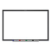 Classic Series Total Erase Dry Erase Board, 24 X 18, White Surface, Black Frame