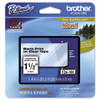 Label,1.5", Bk/clr