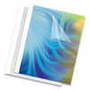 Thermal Binding System Presentation Covers, Clear, 16 To 30 Sheet Capacity, 11 X 8.5, Unpunched, 10/pack - FEL52220