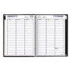 Dayminder Hardcover Weekly Vertical-column Format Appointment Book, 11 X 8, Black Cover, 12-month (jan To Dec): 2023