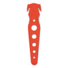 Safety Cutter, 1.2" Blade, 5.75" Plastic Handle, Red, 5/pack
