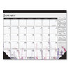 Recycled Desk Pad Calendar, Wild Flowers Artwork, 22 X 17, White Sheets, Black Binding/corners,12-month (jan-dec): 2023