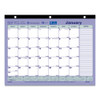 Monthly Desk Pad Calendar, 11 X 8.5, White/blue/green Sheets, Black Binding, 12-month (jan To Dec): 2023