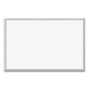 Magnetic Dry Erase Board With Aluminum Frame, 36 X 24, White Surface, Silver Frame