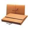 Redrope Expanding Wallets, 3.5" Expansion, 1 Section, Cloth Tie Closure, Legal Size (9.5" X 14.75"), Redrope