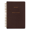 Signature Collection Distressed Brown Weekly Monthly Planner, 8.5 X 5.5, Brown Cover, 13-month (jan To Jan): 2023 To 2024