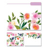 File,floral,3tab,9/pk