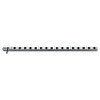 Vertical Power Strip, 16 Outlets, 15 Ft Cord, Silver