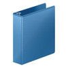 Heavy-duty Round Ring View Binder With Extra-durable Hinge, 3 Rings, 2" Capacity, 11 X 8.5, Pc Blue
