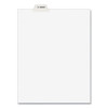 Avery-style Preprinted Legal Bottom Tab Dividers, 26-tab, Exhibit N, 11 X 8.5, White, 25/pack