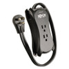 Surge,3 Outlet, 2 Usb,bk
