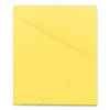File Jackets, Letter Size, Yellow, 25/pack