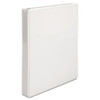 Speedy Spine Heavy-duty Time Saving Round Ring View Binder, 3 Rings, 1" Capacity, 11 X 8.5, White