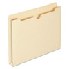 Economical Manila File Jackets, Straight Tab, Letter Size, Manila, 50/box - UNV74300