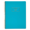 Jewel Tone Notebook, Gold Twin-wire, 1 Subject, Wide/legal Rule, Teal Cover, 9.5 X 7.25, 80 Sheets