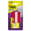 Solid Color Tabs, 1/5-cut, Assorted Colors (red And Yellow), 2" Wide, 44/pack