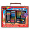 Wooden Art Set, 78 Pieces