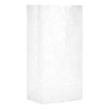 Grocery Paper Bags, 30 Lb Capacity, #4, 5" X 3.33" X 9.75", White, 500 Bags