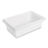 Food/tote Boxes, 3.5 Gal, 18 X 12 X 6, White, Plastic