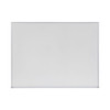 Dry Erase Board, Melamine, 48 X 36, Satin-finished Aluminum Frame