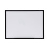 Dry Erase Board, Melamine, 24 X 18, Black Frame