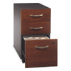 Series C Mobile Pedestal File, Left/right, 3-drawers: Box/box/file, Legal/letter/a4/a5, Cherry/gray, 15.75" X 20.25" X 27.88" - BSHWC24453SU