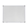 Dry Erase Board, Melamine, 48 X 36, White, Black/gray Aluminum/plastic Frame
