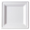 Plate,8" Sq,wh,500/ct