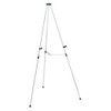 Lightweight Telescoping Tripod Easel, 38" To 66" High, Aluminum, Silver