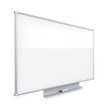 Silhouette Total Erase Whiteboard, 50 X 28, Silver Aluminum Frame