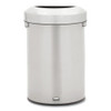 Refine Series Waste Receptacle, 16 Gal, Plastic/stainless Steel