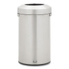 Refine Series Waste Receptacle, 23 Gal, Plastic/stainless Steel