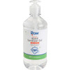 Raw Instant Hand Sanitizer Gel - 17 fl oz (502.8 mL) - Pump Bottle Dispenser - Kill Germs, Bacteria Remover - Hand, Hospital, School, Restaurant, Daycare, Office - Clear - Anti-bacterial, Quick Drying, Residue-free - 1 Each