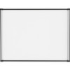 Lorell Magnetic Dry-erase Board - 48" (4 ft) Width x 36" (3 ft) Height - Aluminum Steel Frame - Rectangle - 1 Each