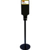 Rubbermaid Commercial AutoFoam Dispenser Stand - 59.3" Height - Freestanding - Metal - Black