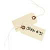 Avery Shipping Tags - #9 - 3.75" Length x 1.87" Width - Rectangular - String Fastener - 1000 / Box - Card Stock - Manila