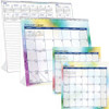 House of Doolittle Cosmos Desktop Tent Calendar - Monthly - 12 Month - January 2023 till December 2023 - Spiral Bound - Desktop - Multi - Paper - 6" Height x 6" Width - Reference Calendar, Printed, Dated Planning Page, Daily Block - 1 / Each