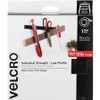 VELCRO 91100 Heavy Duty Industrial Strength - Low Profile - 10 ft Length x 1" Width - 1 / RollRoll - Black