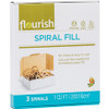 Duck Brand Flourish Spiral Cushion Fill - Mess-free, Easy to Use - Brown