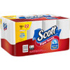 Scott Choose-A-Sheet Paper Towels - Mega Rolls - 1 Ply - 102 Sheets/Roll - White - Perforated, Absorbent - For Home, Office, School - 12 / Pack