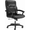HON VL151 Executive High-Back Chair - Black - Leather