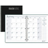 House of Doolittle Black Cover Academic Monthly Planner - Monthly - 14 Month - July 2022 till August 2023 - 1 Month Double Page Layout - 8 1/2" x 11" Sheet Size - 1.75" x 1.75" Block - 3-ring - Black - 1 Each