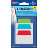 Avery 2" Multi-use Ultra Tabs - 48 Tab(s) - 1.50" Tab Height x 2" Tab Width - Red Film, Clear Paper, Blue, Green Tab(s) - 48 / Pack