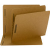 Smead Straight Tab Cut Letter Recycled Fastener Folder - 8 1/2" x 11" - 2 x 2K Fastener(s) - Kraft - Kraft - 10% Recycled - 50 / Box