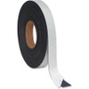 MasterVision 1/2" Adhesive Magnetic Roll Tape - 16.67 yd Length x 0.50" Width - 1 Each - Black